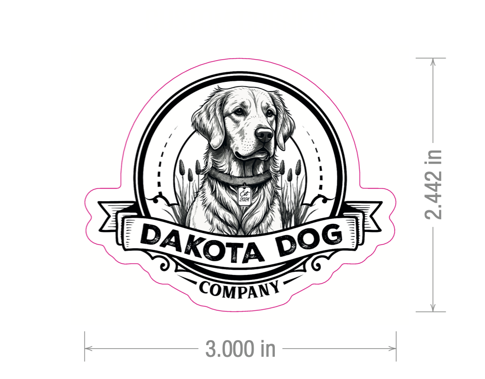 Dakota Dog Co. Stickers