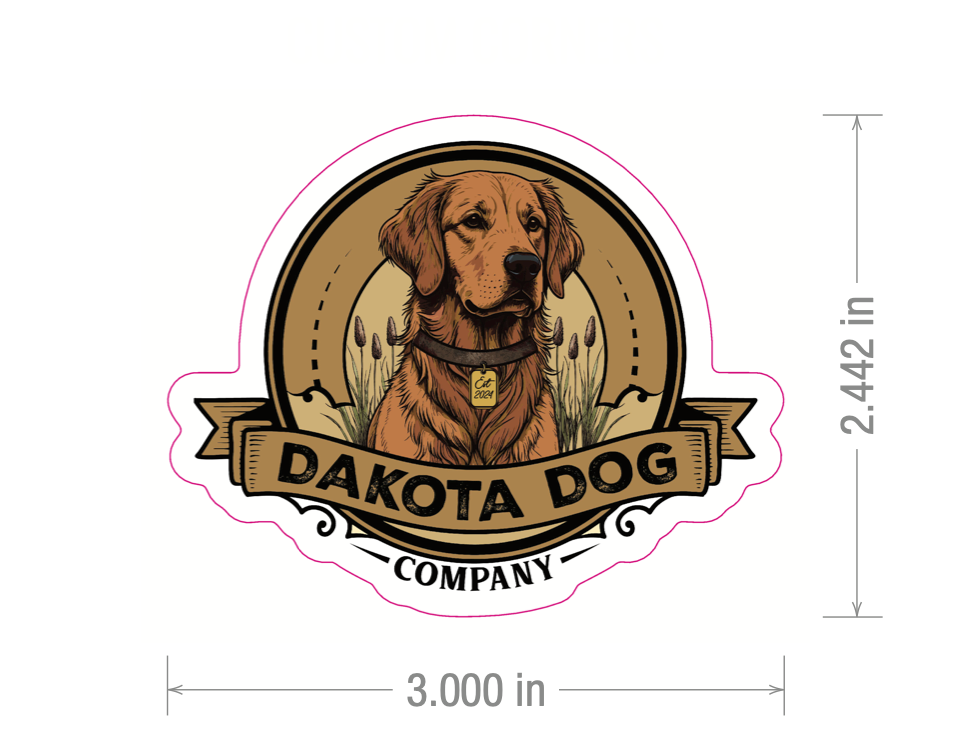 Dakota Dog Co. Stickers